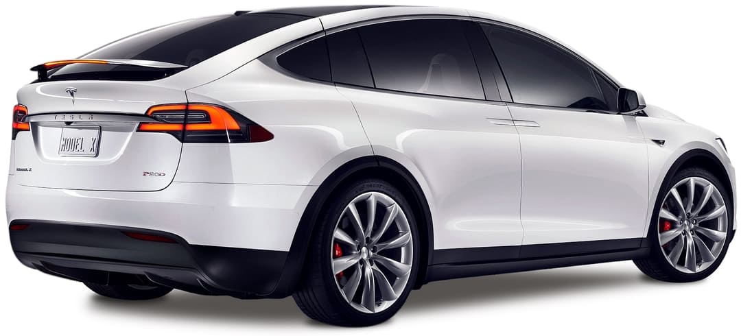 Tesla Model X '2015–22, вид сзади