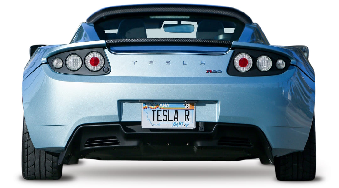 Tesla Roadster Sport '2010–12, вид сзади