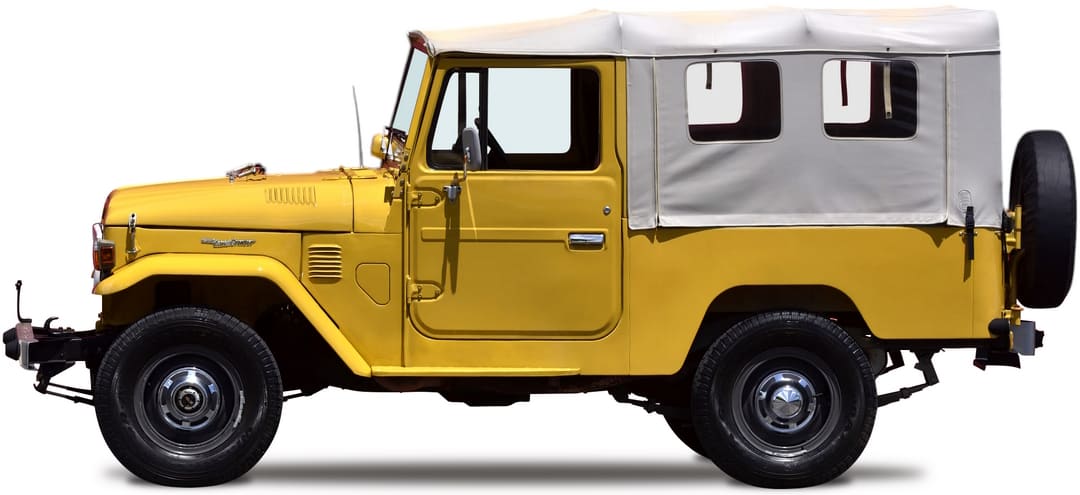 Toyota Land Cruiser Canvas Top (FJ43) '1973–79 вид сбоку