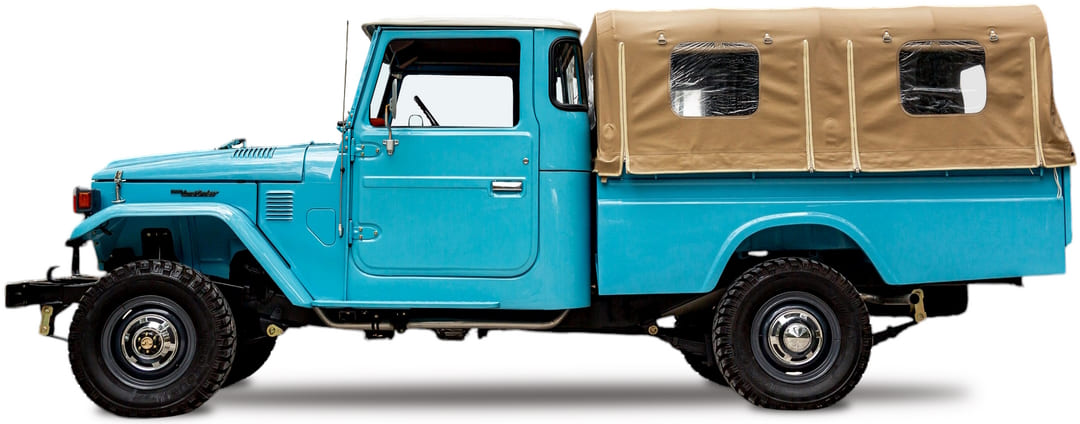 Toyota Land Cruiser Chassis (J45PL) '1979–84 вид сбоку