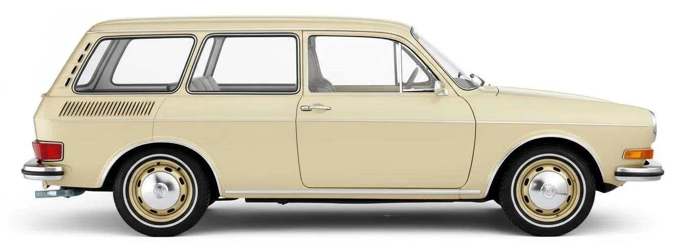 Volkswagen 411 3-door Variant (Typ 4) '1968–72 вид сбоку