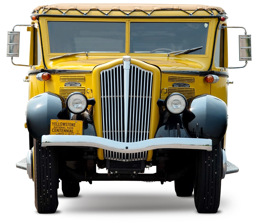 White Model 706 'Yellowstone National Park' Tour Bus '1936, вид спереди