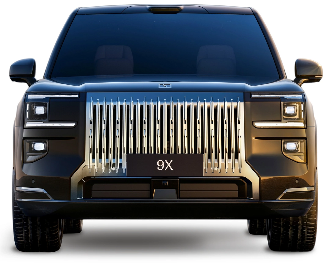 Zeekr 9X '2025 вид спереди