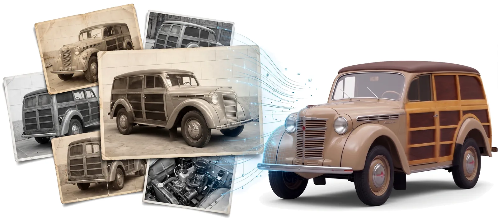 Восстановление цифровой копии автомобиля по фотографиям