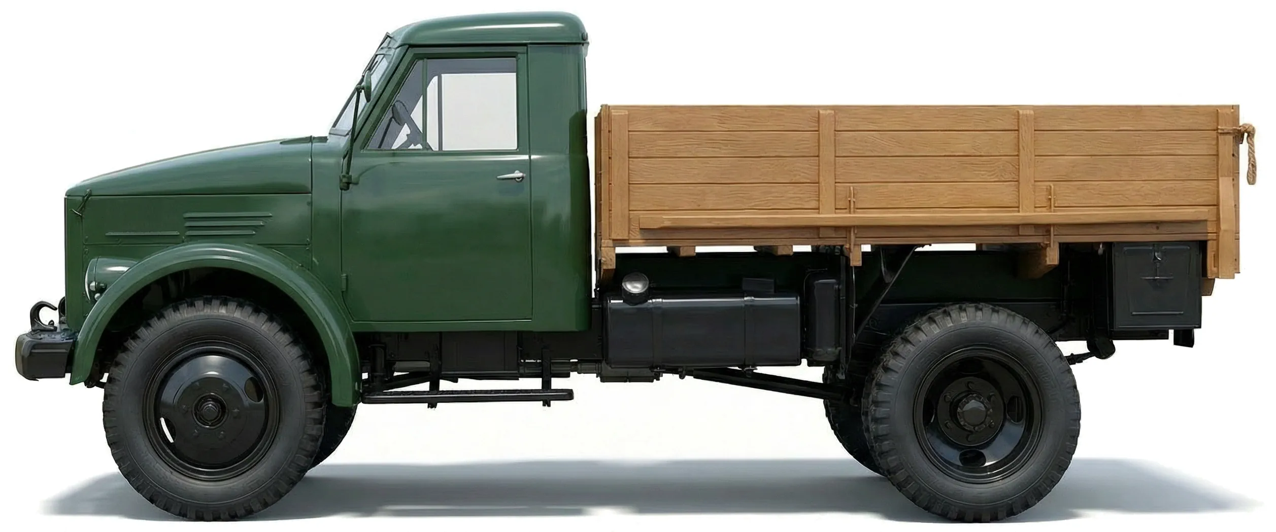 Советский грузовик ГАЗ-51 '1946–52, вид сбоку