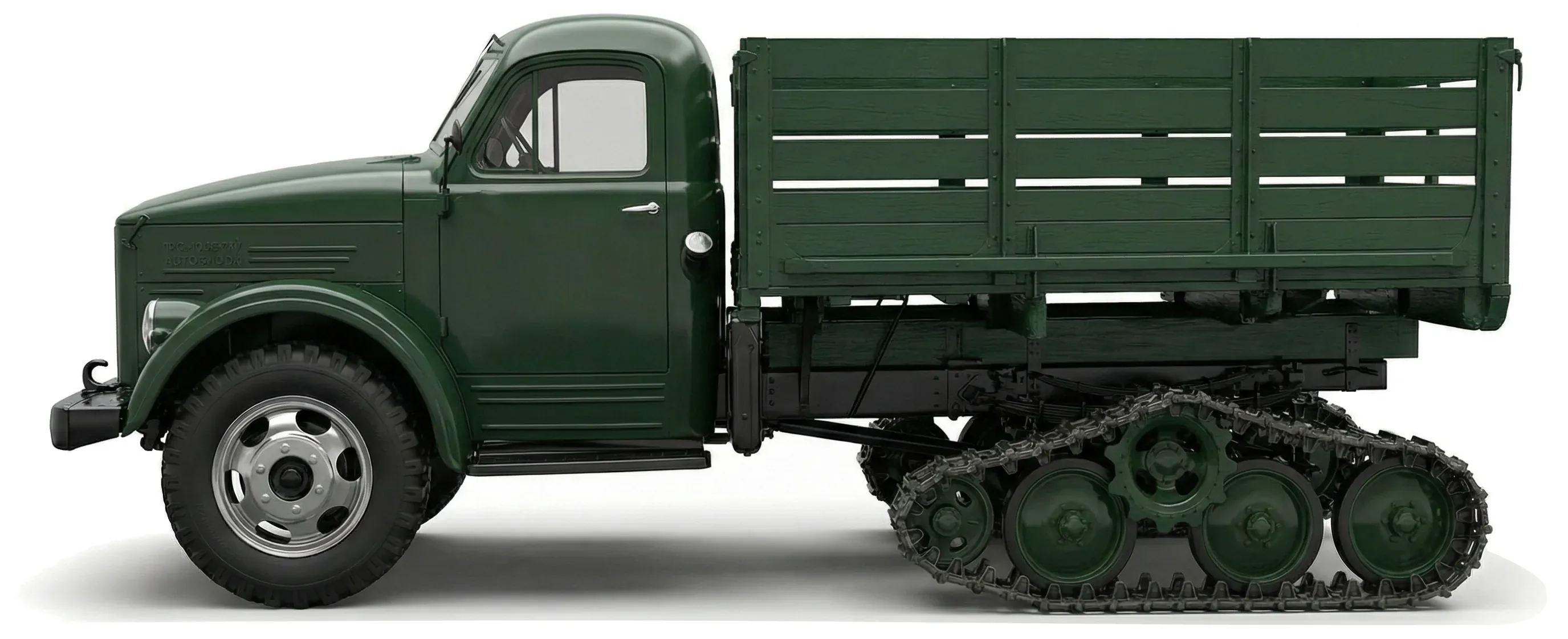 ГАЗ-51 Снегоболотоход '1953–54, вид сбоку