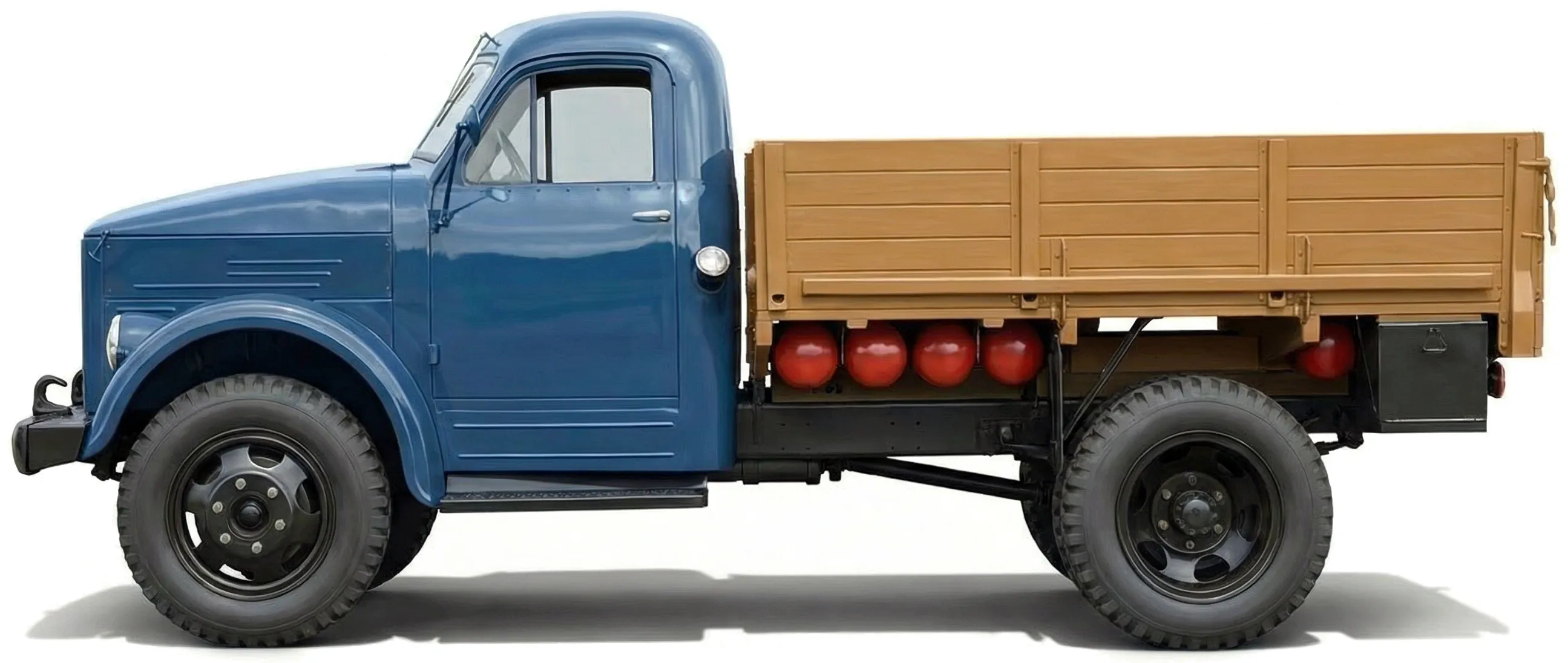 Советский грузовик ГАЗ-51Б '1950–54, вид сбоку