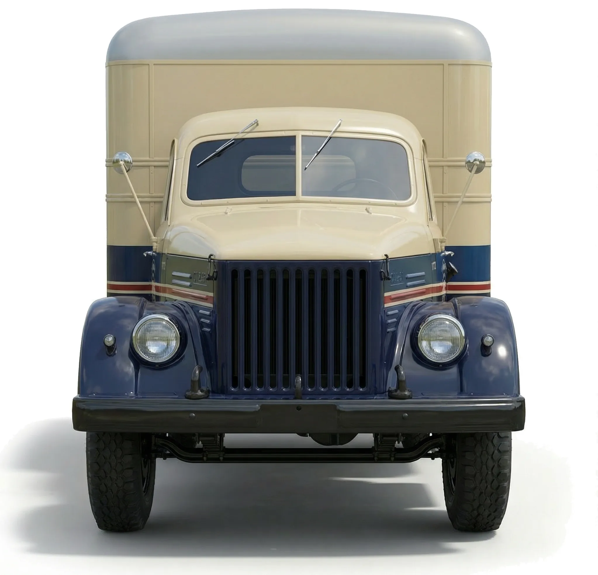 ГАЗ-51А с изотермическим кузовом КИ-51 '1955–58, вид спереди