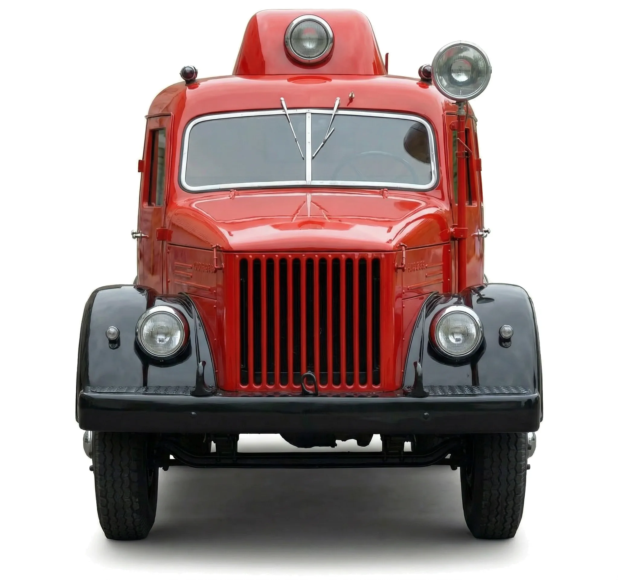 Советская пожарная машина ПМГ-6 '1950–53, вид спереди