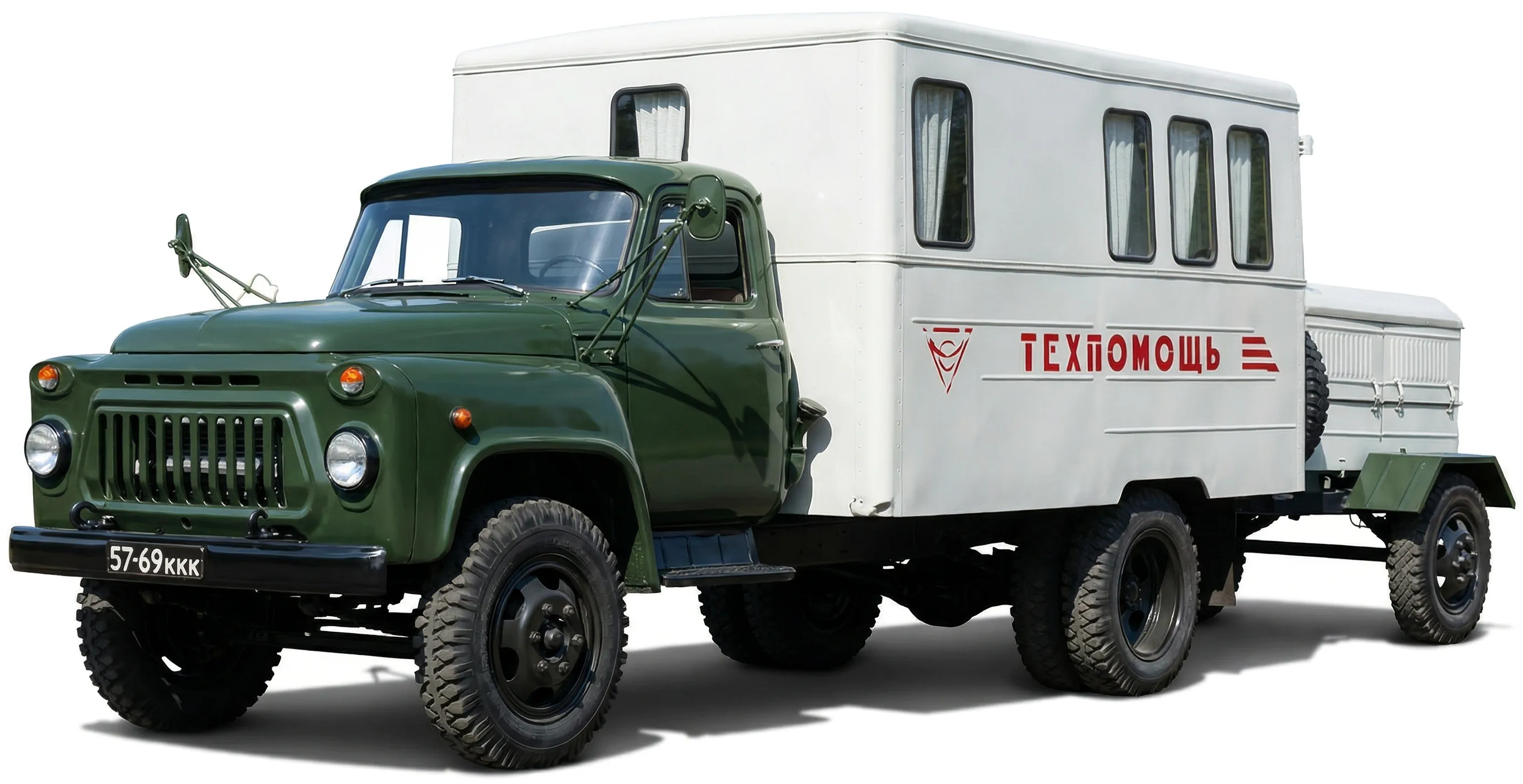 Автомастерская на колесах МПР-3901 на шасси ГАЗ-52