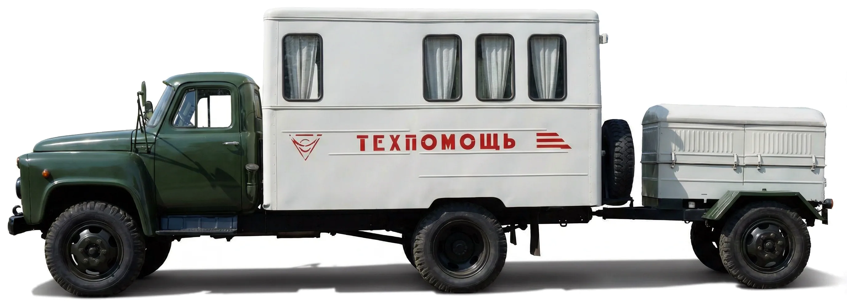Авторемонтная мастерская МПР-3901 на базе ГАЗ-52, вид сбоку