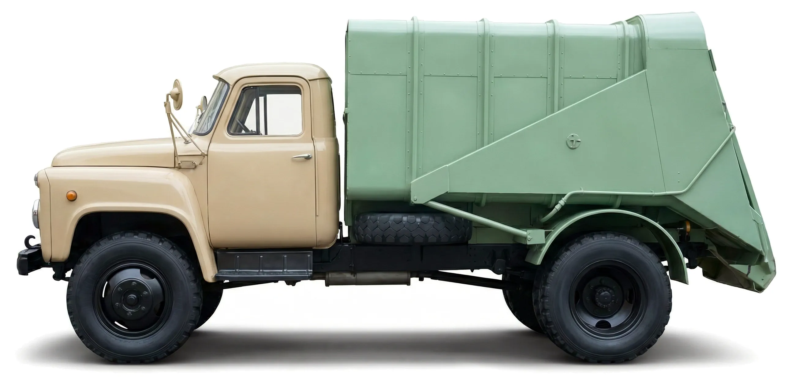 Мусоровоз 53М на шасси ГАЗ-53-02 '1973–83, вид сбоку