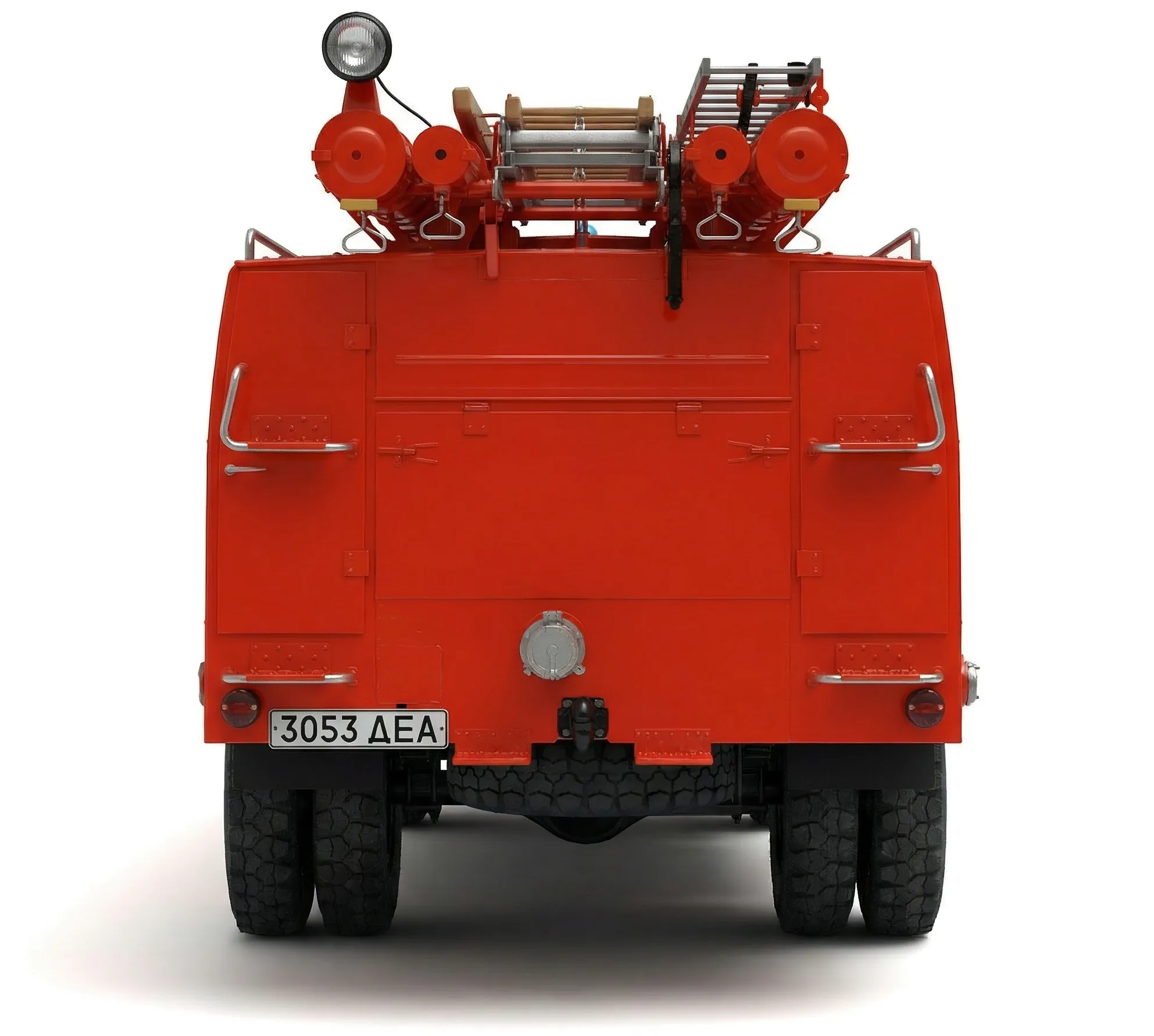 Пожарная машина АЦ-30 (53А)-106А '1983, вид сзади
