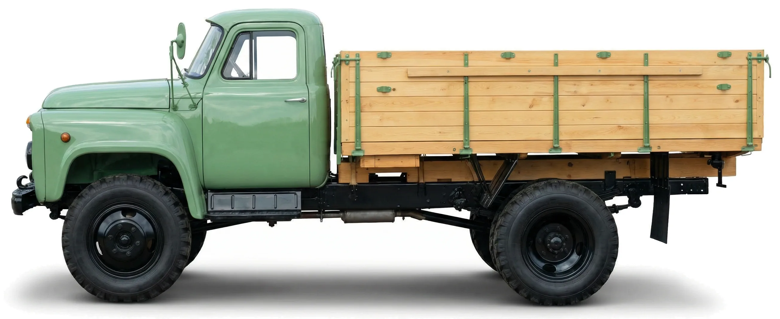 Советский грузовик ГАЗ-53А '1965–73, вид сбоку