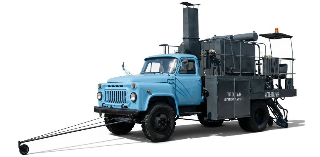 Дорожно-разметочная машина ДЭ-20 '1976 года