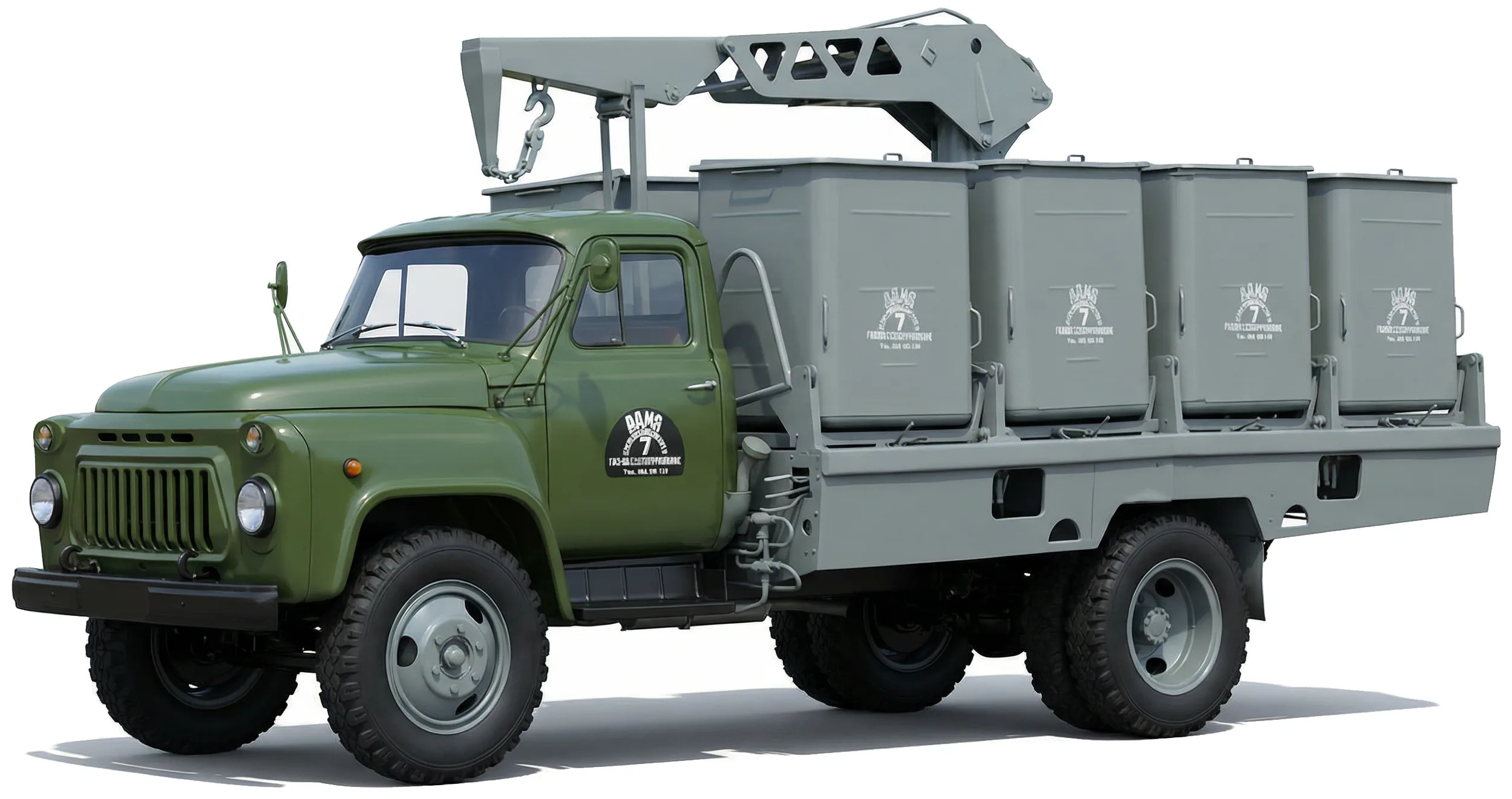 Советская мусоровозка М-30 '1966–83