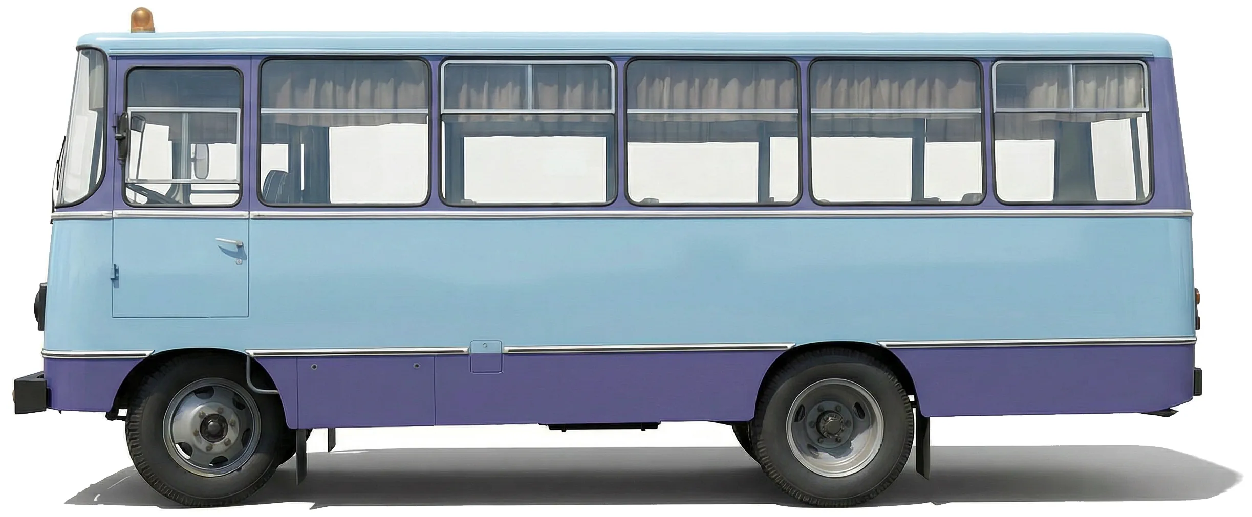 Советский автобус Прогресс-35 '1983–90, вид сбоку