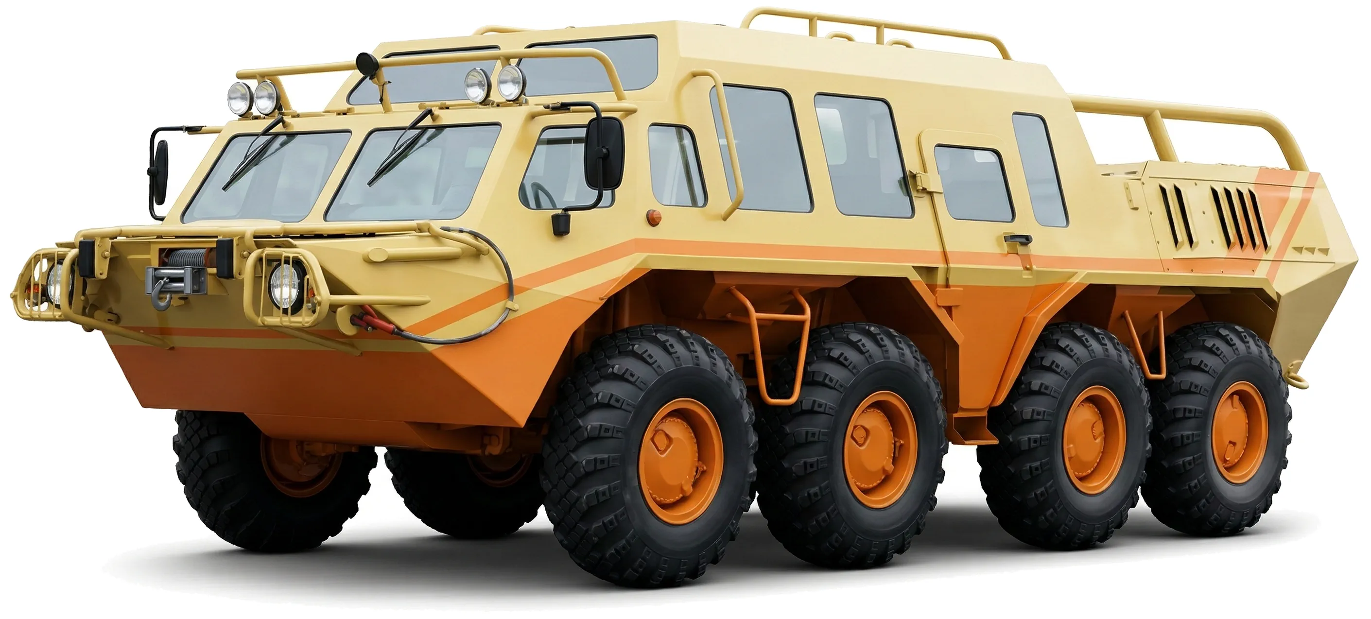 ГАЗ-59037А 1992 — БТР-80 — белый фон