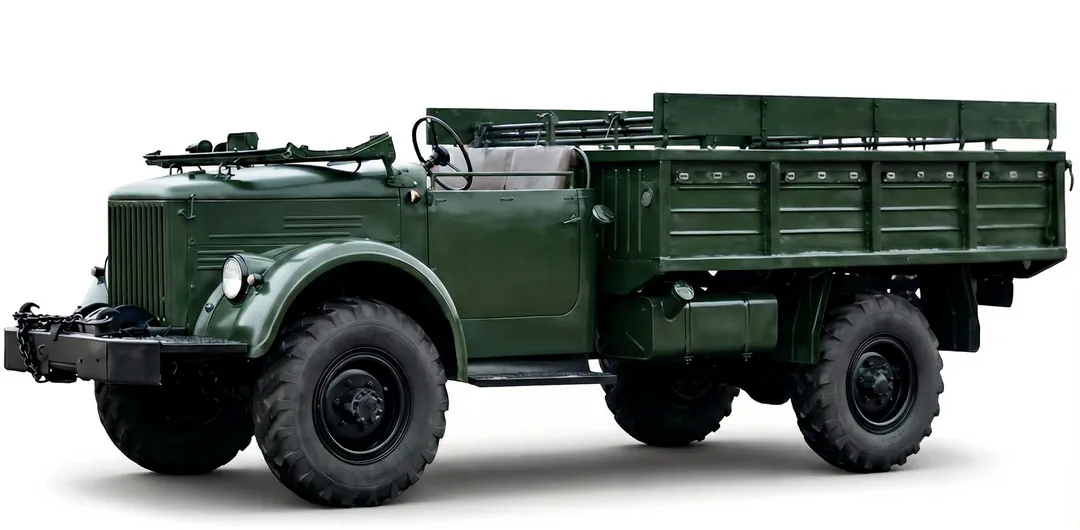 ГАЗ-63АВ 1954 — грузовик — белый фон