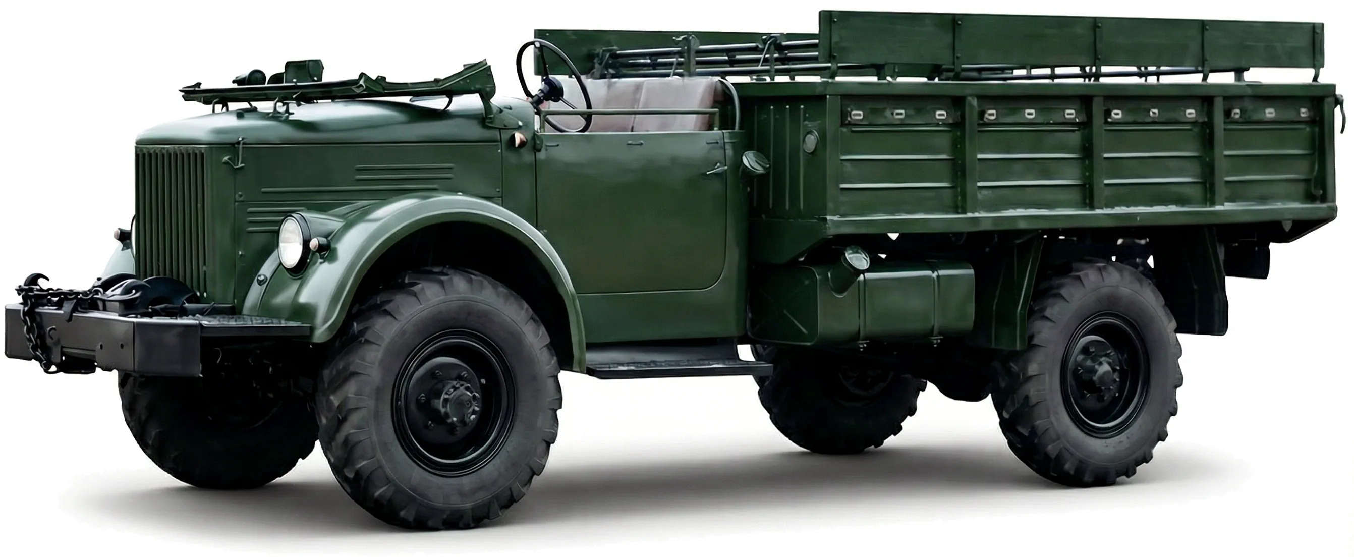ГАЗ-63АВ 1954 — грузовик — белый фон