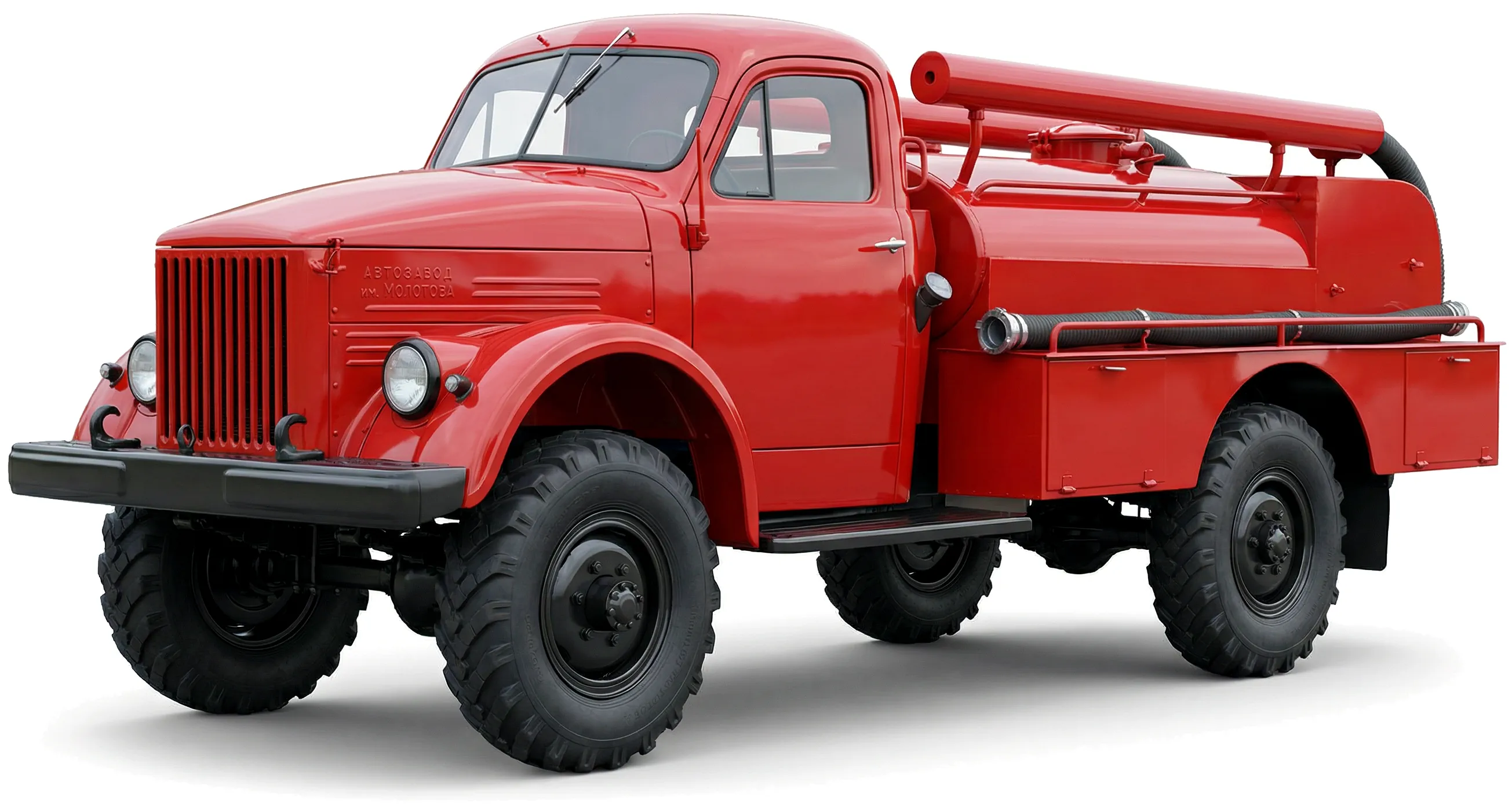 AЦУ-20 1959 — пожарная машина — белый фон