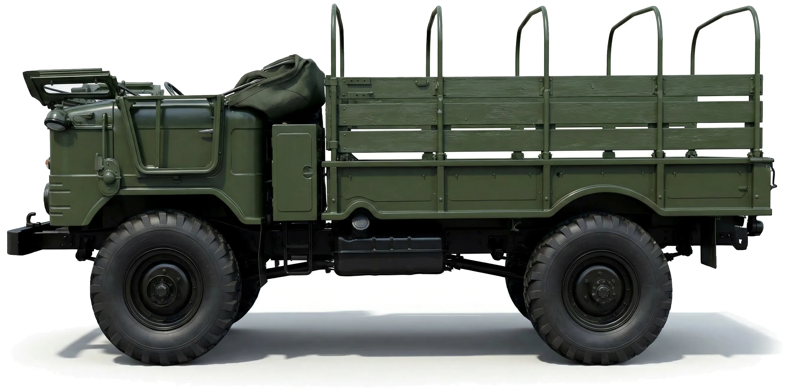 Советский грузовик ГАЗ-66Б '1966–67, вид сбоку