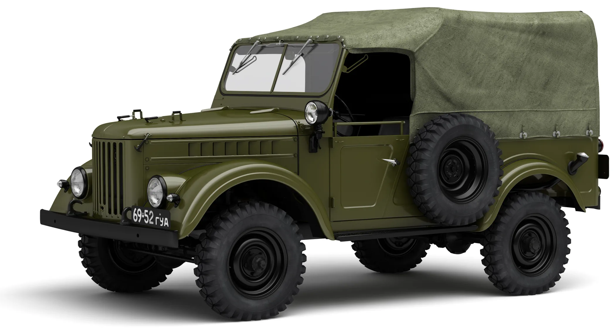Советский внедорожник ГАЗ-69 '1953–73