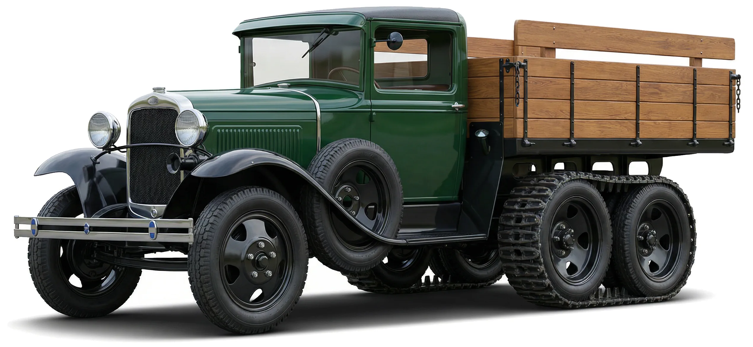 ГАЗ-31 1938 — грузовик — белый фон