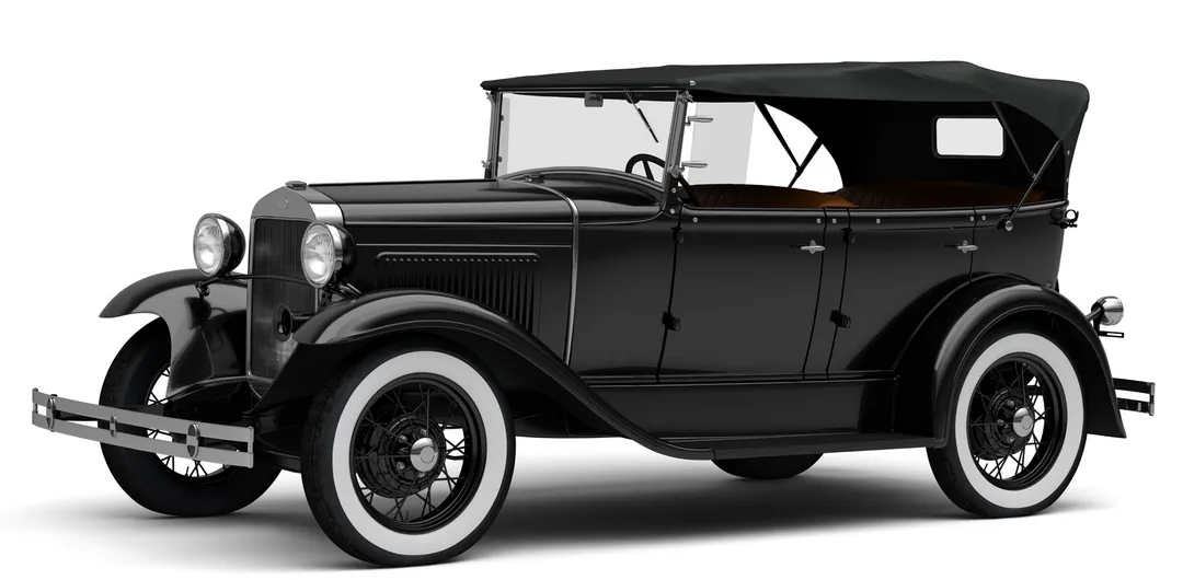 ГАЗ-А 1932 — фаэтон — белый фон