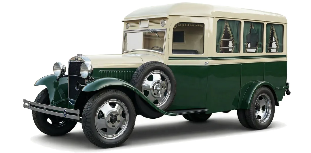 ГАЗ-АА 1936 — автобус — белый фон