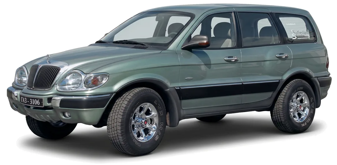ГАЗ-3106 Атаман II 1999 — внедорожник — белый фон