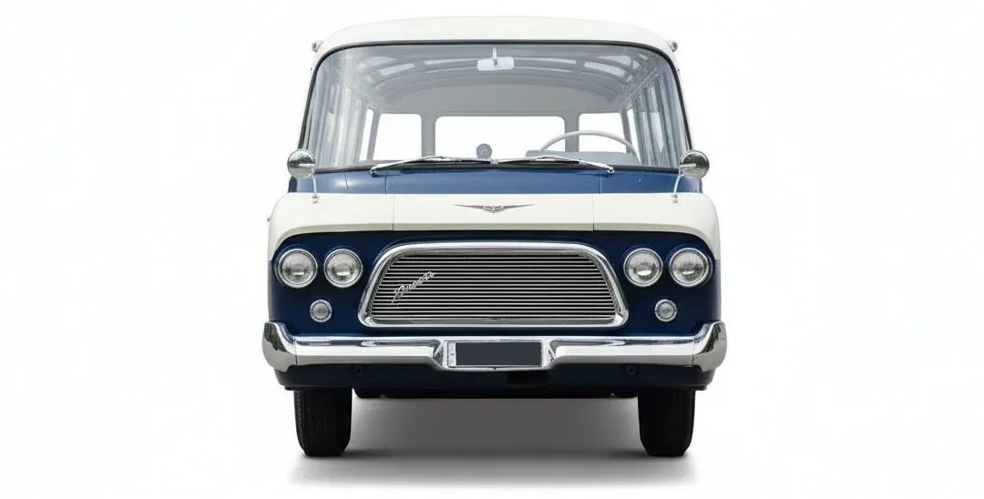 Микроавтобус ЗиЛ-118 'Юность' '1962–70, вид спереди