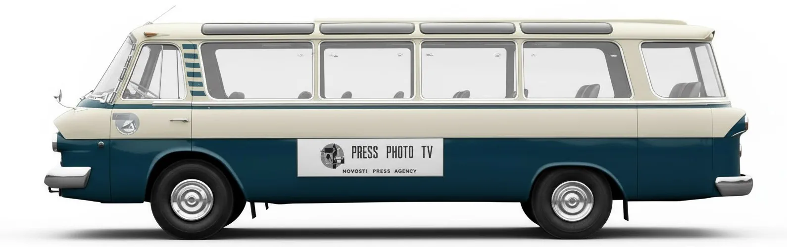 Советский микроавтобус ЗиЛ-118 'Юность' Пресса '1962–70 вид сбоку
