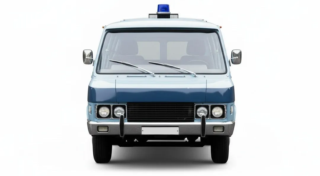Советский микроавтобус ЗиЛ-118КЛ '1982 вид спереди
