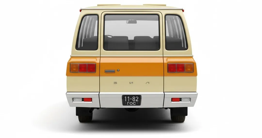 Автомобиль,ЗиЛ-118К 'Юность' '1975–91 вид сзади