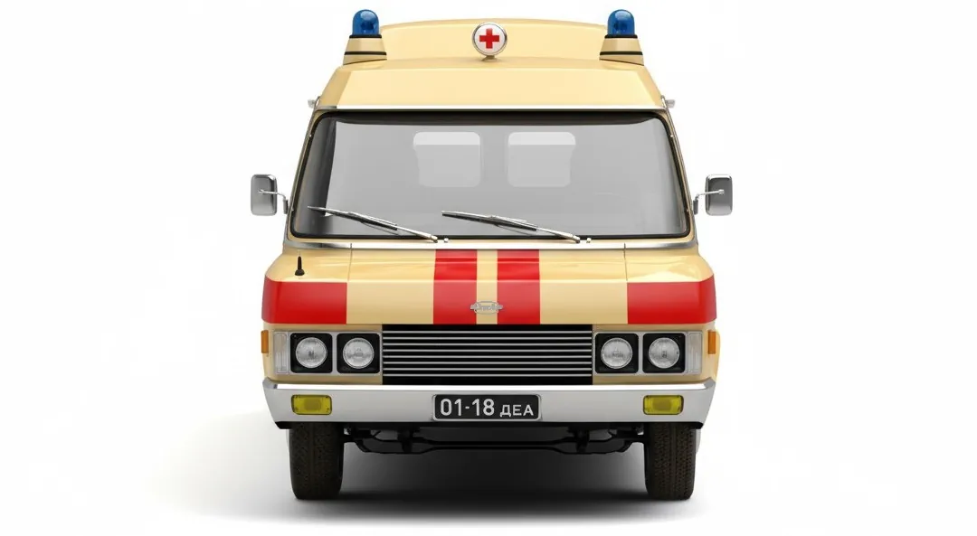 Скорая помощь ЗиЛ-118КА '1978, вид спереди