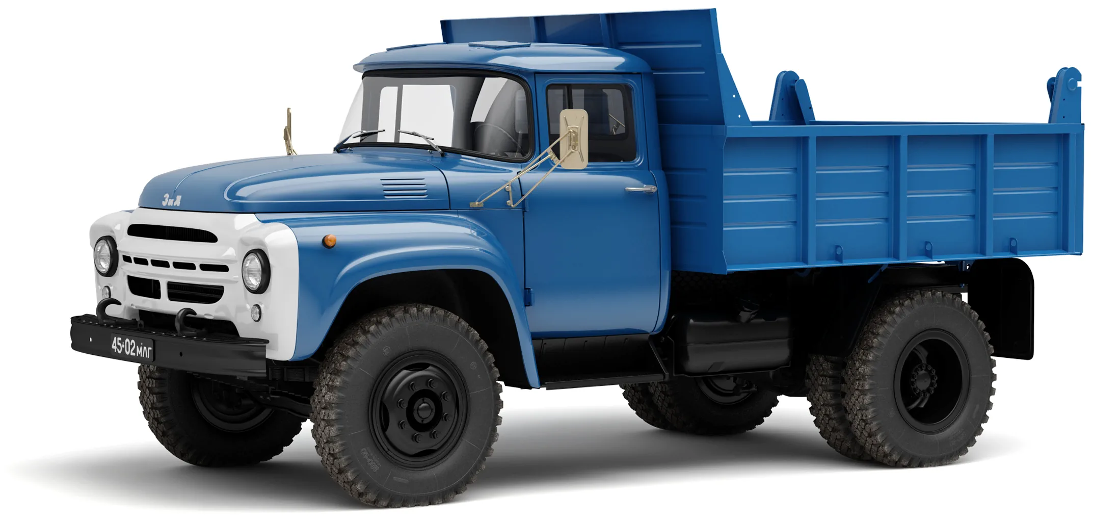 Советский самосвал ЗиЛ-130 ММЗ-4502 '1976 года