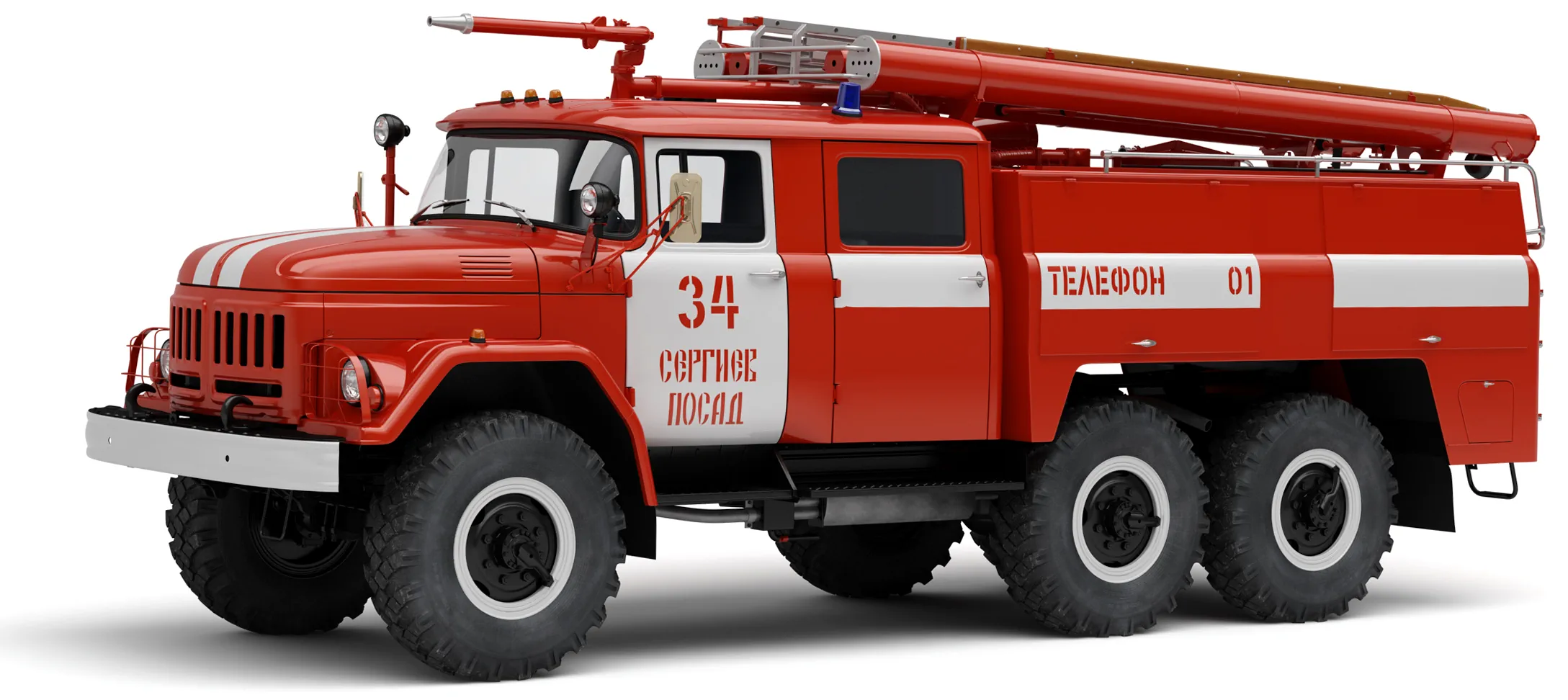 Пожарная машина ЗиЛ-131 АЦ-40 (131)-137А '1985