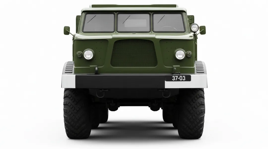 Военный грузовик СССР ЗиЛ-135ЛМ '1959 года, вид спереди