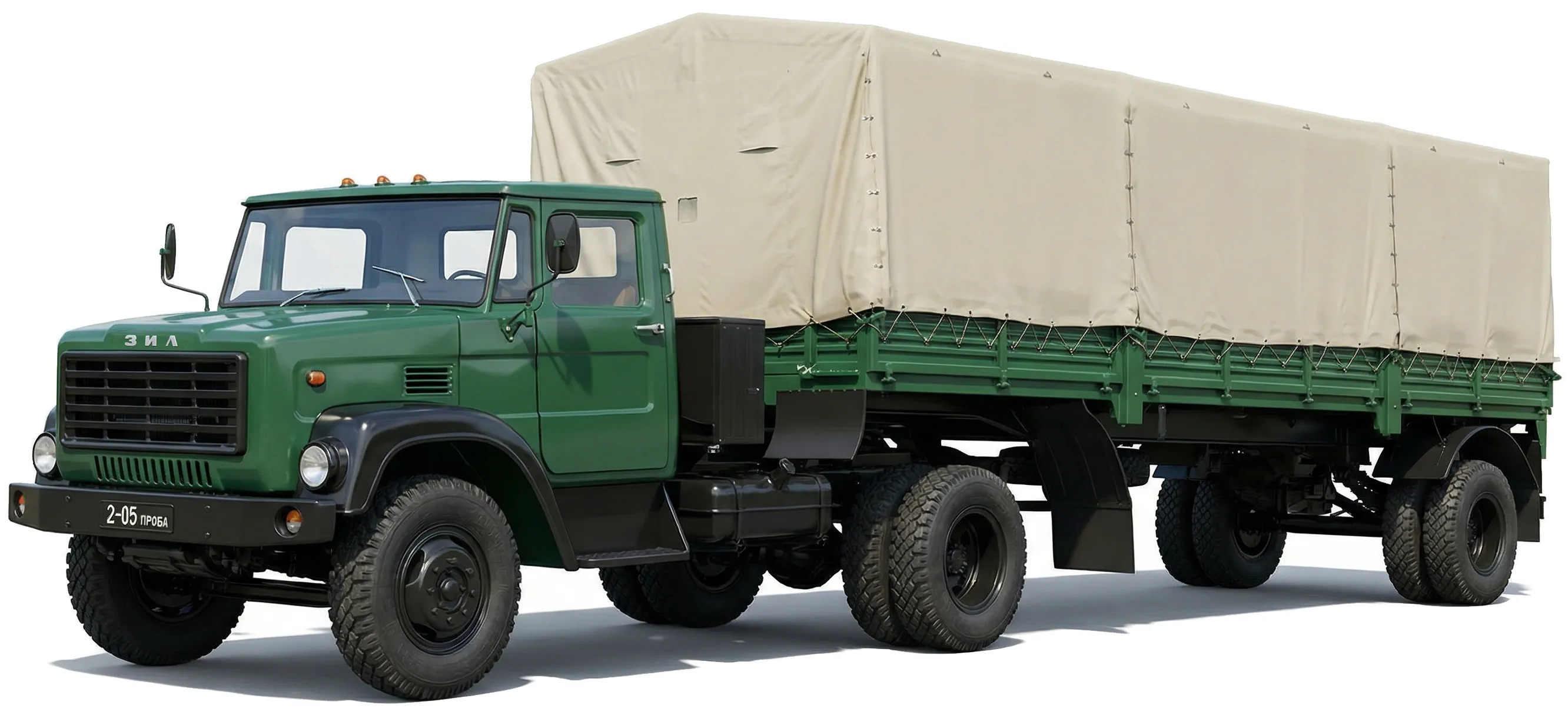 Советский грузовик ЗиЛ-169В Опытный '1975 года